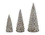 Amazon.com: Creative Co-Op Glass Set of Tree Figurine, Silver : Home & Kitchen | Amazon (US)