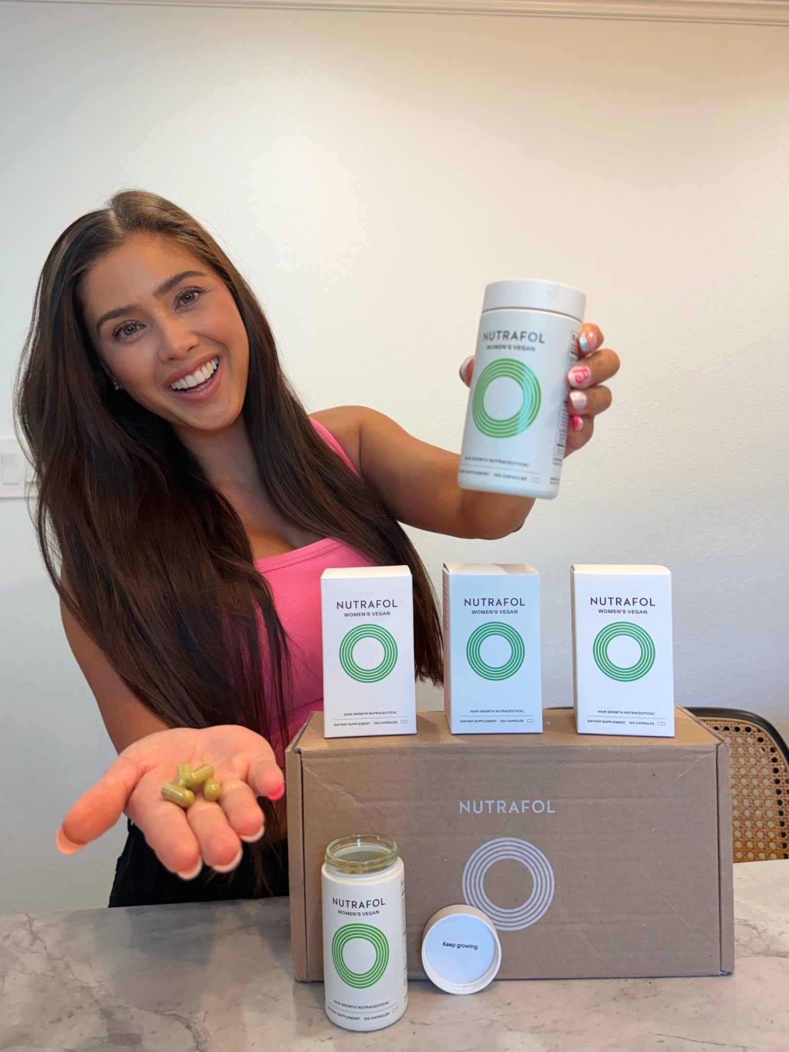 #ad Hair care restock! Let’s see how much we can grow by end of the year 😍💇🏽‍♀️ USE MY CODE “LTK15” 💚 #Nutrafol #NutrafolPartner #Sponsor #LTKhaircare #LTKhair

#LTKmorningroutine #LTKdayinmylife #LTKBeauty