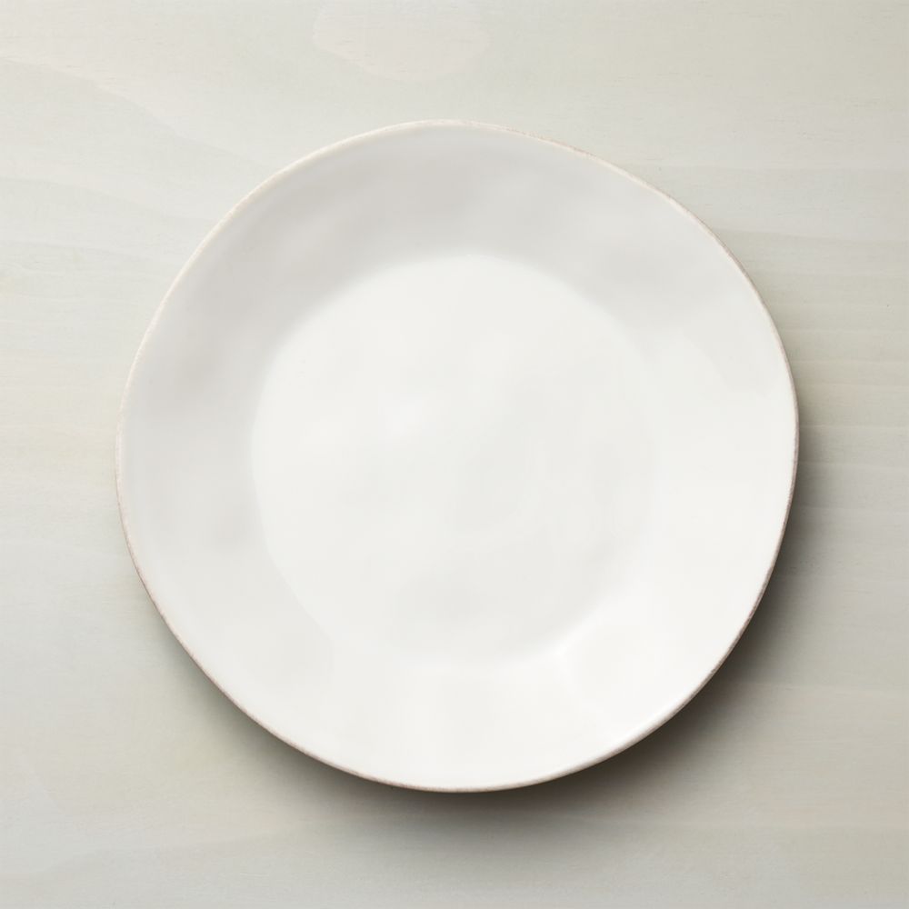 Marin White Dinner Plate | Crate & Barrel
