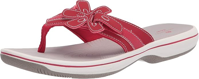 Clarks Women's Brinkley Flora Flip-Flop | Amazon (US)