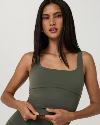 Vuori AllTheForm™ Support Tank Top | Army/Green | XXL | Vuori Clothing (US & Canada)