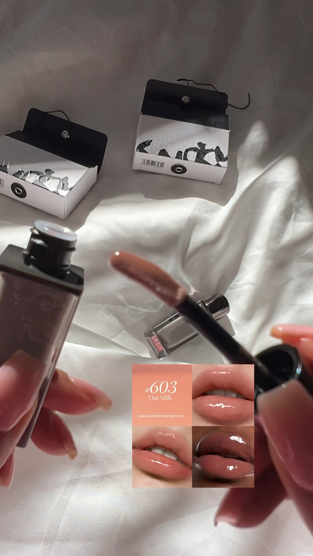 Joocyee 3D Glazing Gloss swatches! These glosses are plumping, non-sticky and blurring. #plumpinglipgloss #cleanbeauty #nudelipgloss #pinklipgloss

#LTKBeauty #LTKgrwm