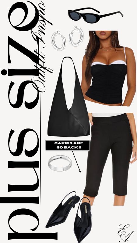 Love the peak of white on the top!! Perfect for a summer night out 🍸

Summer outfit, capri pants, capris, heels, date night, night out, vacation outfit 

#LTKPlusSize #LTKStyleTip #LTKShoeCrush