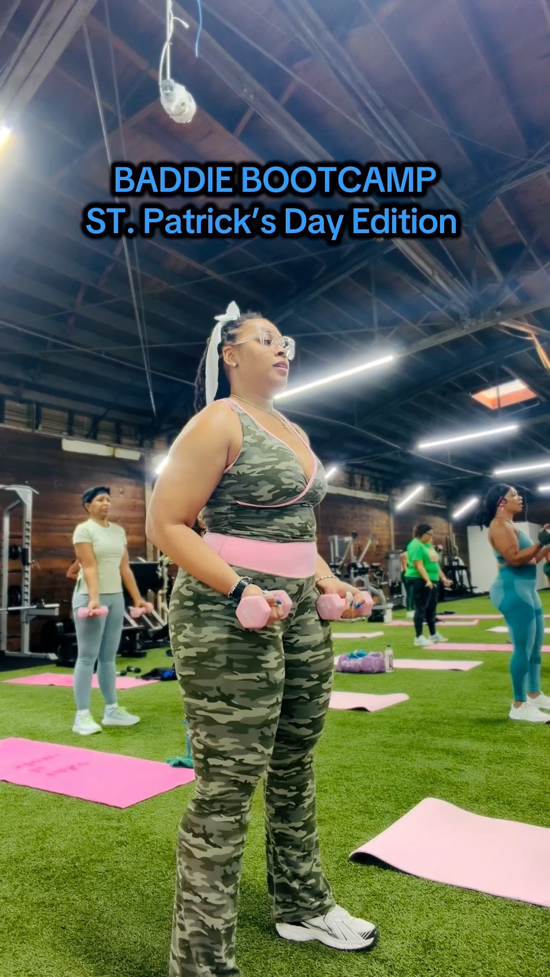 Baddie Bootcamp - St. Patrick’s Day Edition w/ @_fiitjazz 

Full Body workout!! Join us for the next one!!

Outfit: Victoria Secret 

#LTKActive #LTKdayinmylife #LTKfitnessgoals
