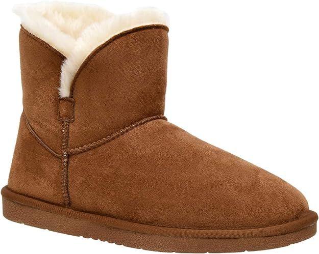 Amazon.com | Cushionaire Women's Happy pull on boot +Memory Foam and Wide Widths Available, CHEST... | Amazon (US)