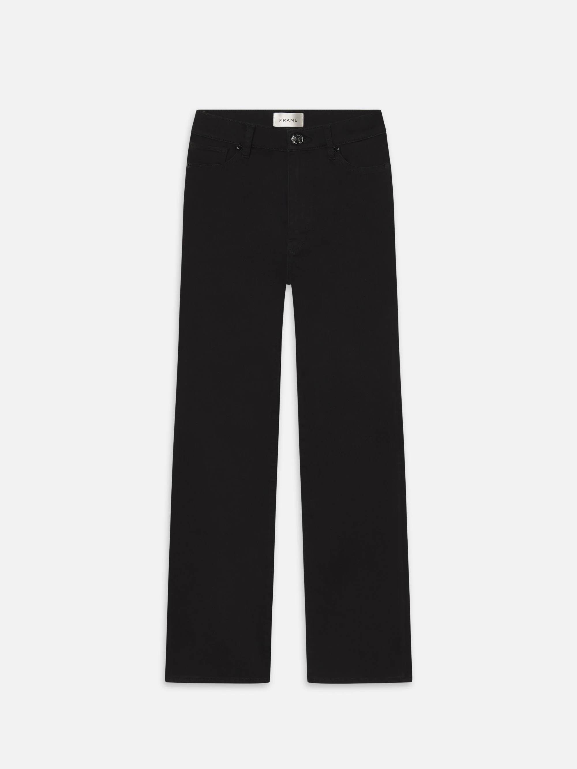 Le Sleek Straight -- Black | Frame Denim