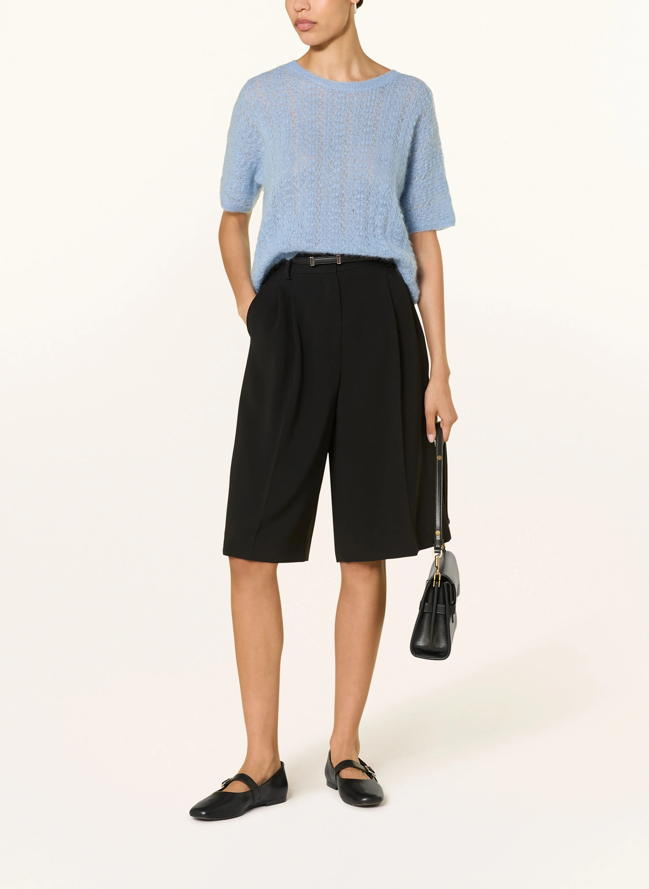 Max Mara STUDIO Strickshirt TERZO mit Mohair in hellblau | Breuninger (DACH)