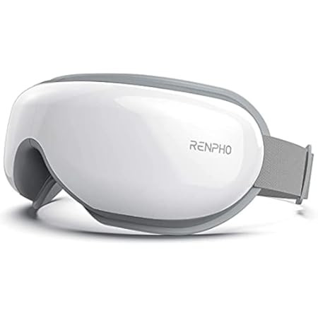 RENPHO Eye Massager with Heat and Vibration, Remote Control, Compression Bluetooth Music Temple Eye  | Amazon (US)