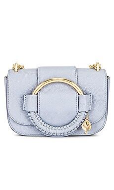 See By Chloe Hana Chain Crossbody in Graceful Blue from Revolve.com | Revolve Clothing (Global)