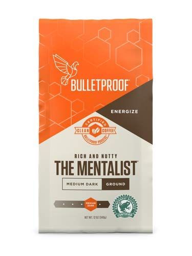 Bulletproof The Mentalist Ground Coffee - Premium Gourmet Medium Dark Roast Organic Beans, Rainfo... | Amazon (US)