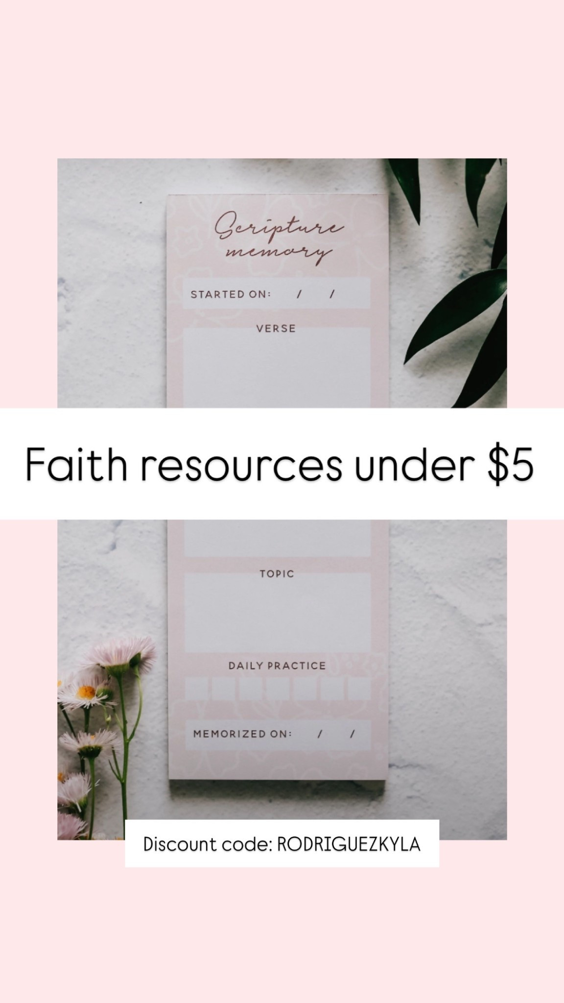 Faith resources under $5! Use RODRIGUEZKYLA at check out for an extra 10% off your order 🖤

#LTKHome #LTKSaleAlert #LTKFamily