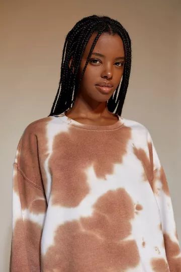 Urban Renewal Recycled Cow Dye Sweatshirt | Urban Outfitters (US and RoW)
