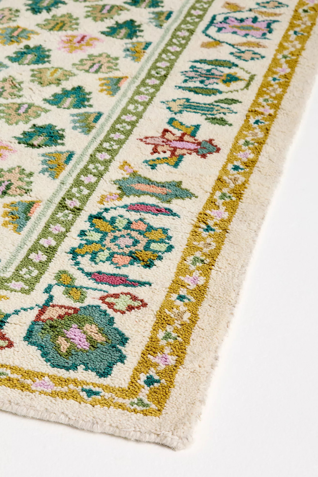 Emi Hand-Knotted Persian-Inspired Wool Rug | Anthropologie (US)
