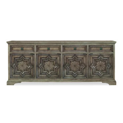 Casa Bella 94" Wide 4 Drawer Sideboard | Wayfair North America