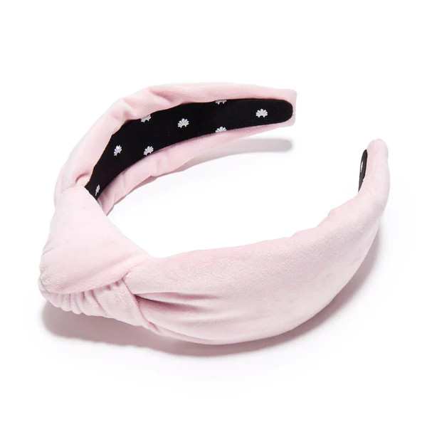 PINK VELVET KNOTTED HEADBAND | LELE SADOUGHI