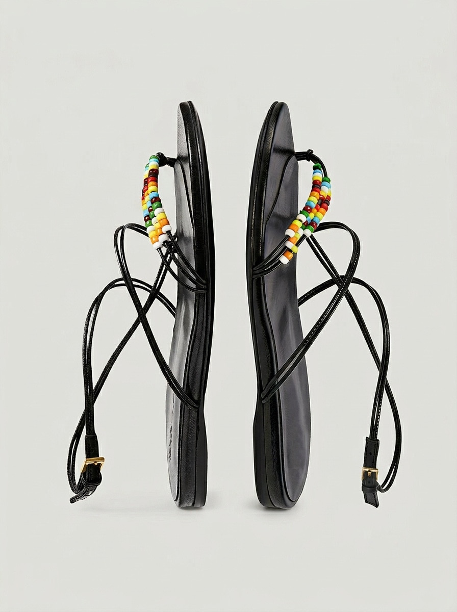 Beaded strappy sandals 

#LTKmomlife #LTKU #LTKFestival