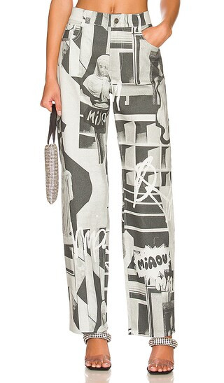 Fargo Pants in Stone Grey | Revolve Clothing (Global)