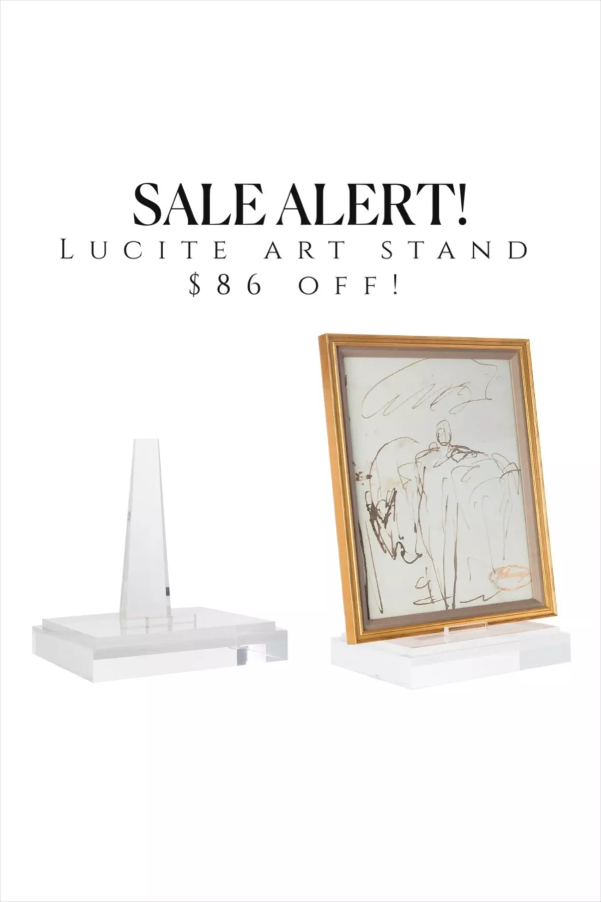 LUCITE GALERIE ART STAND curated on LTK