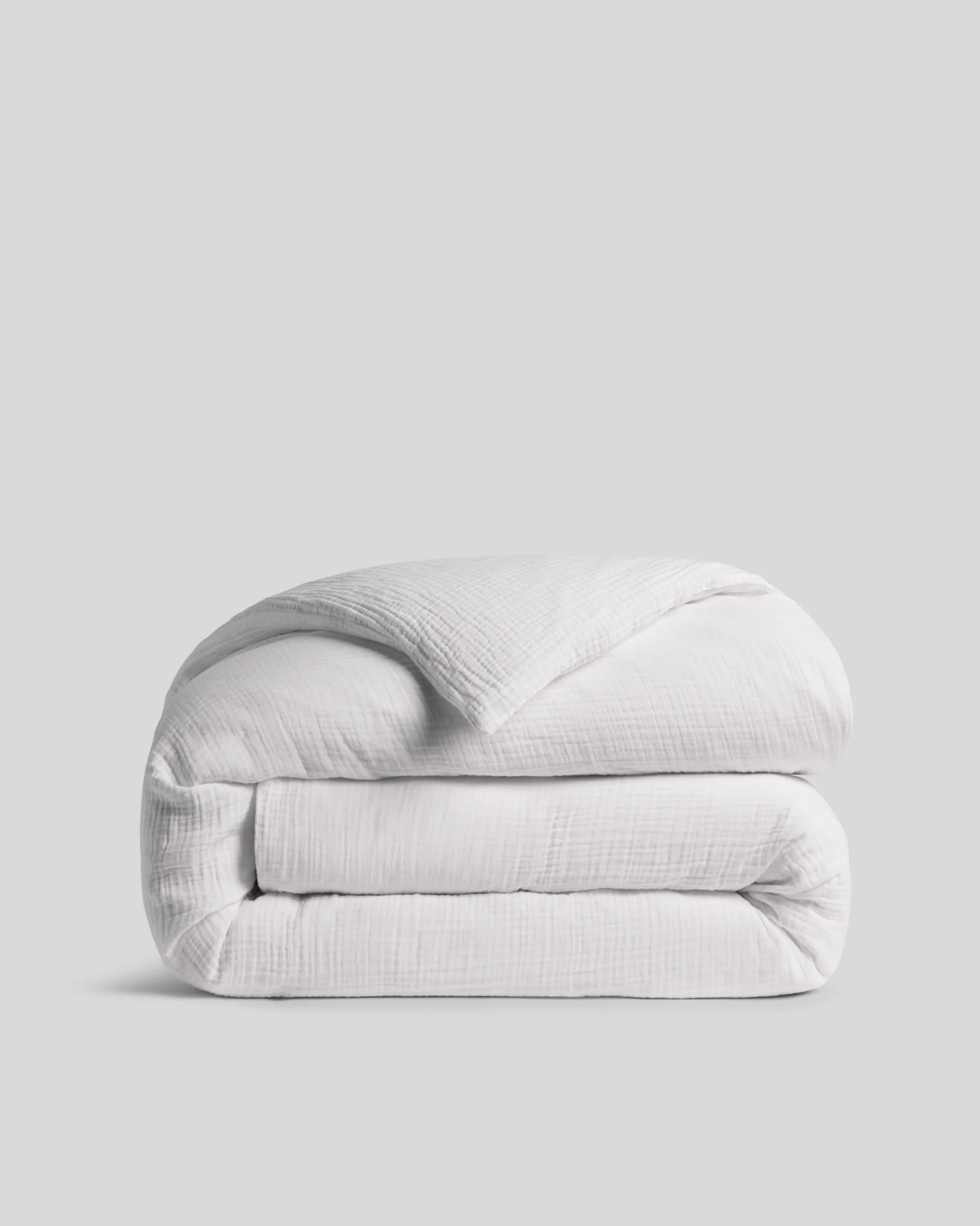 Organic Cloud Cotton Duvet Cover (White) - King/Cal King / White | Parachute