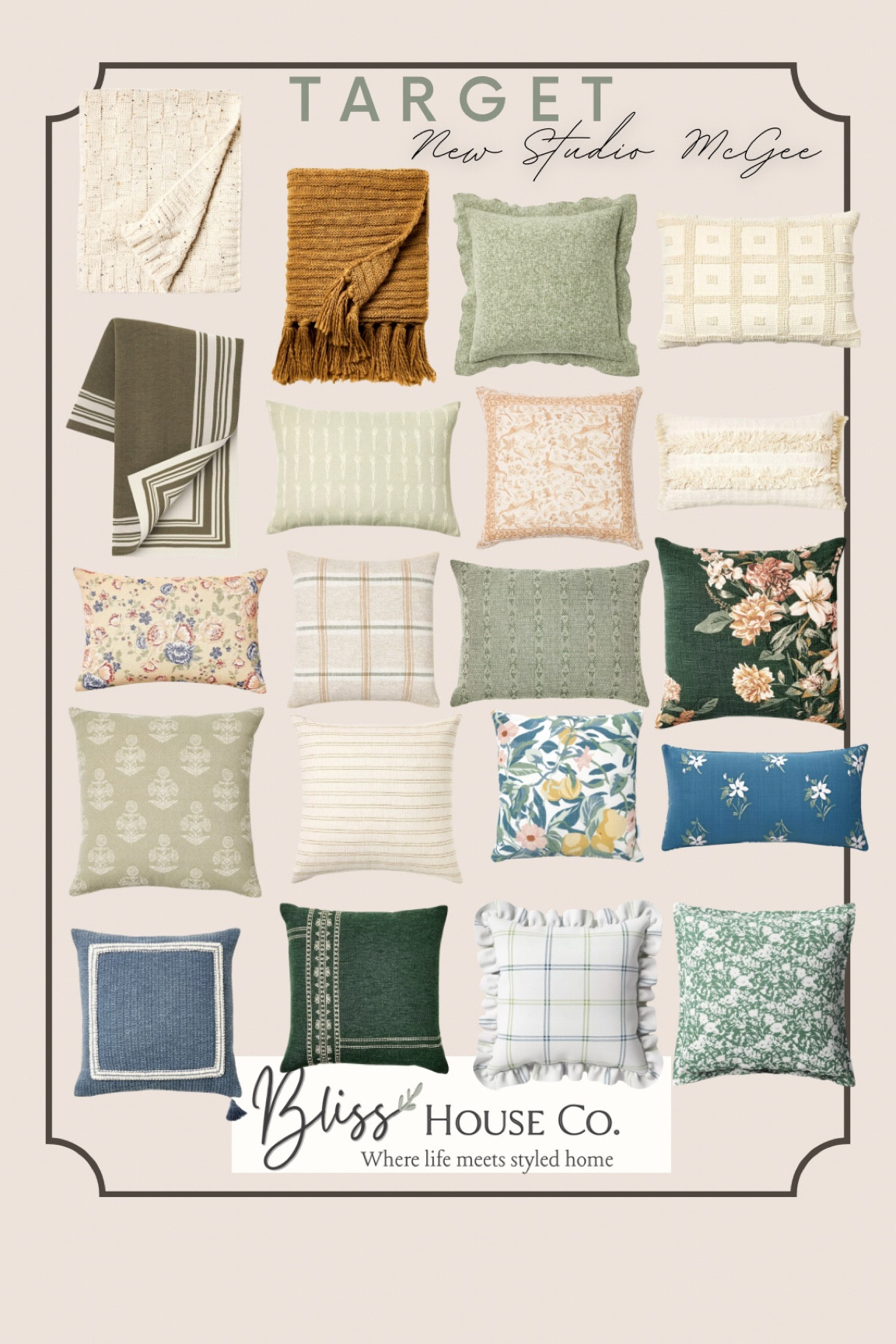 Studio McGee, and target indoor and outdoor pillows

#LTKsalealert #LTKfindsunder100 #LTKhome