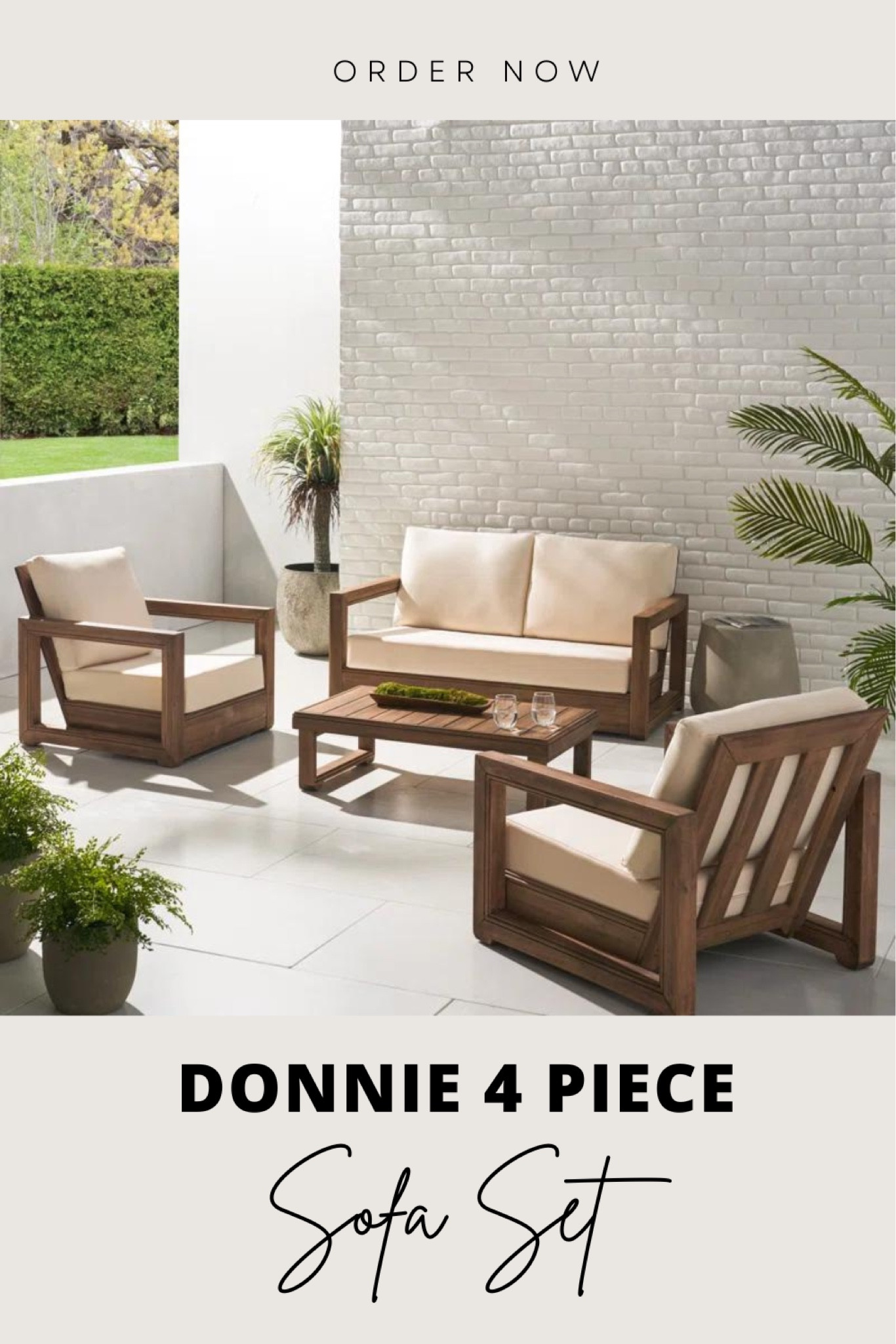 Give your backyard space a unique look with a legless chat set that will impress all of your guests. Featuring seating that sits directly on the floor, our chat set not only offers a clean, minimalistic look for your outdoor space but also improves the health of your body with its outstanding design. This set is carefully crafted and is topped with plush water-resistant cushions for a durable structure that will provide you and your guest's plenty of comfort for your conversational needs.

#patiofurniture #outdoorfurniture #memorialday

#LTKFind #LTKhome #LTKsalealert