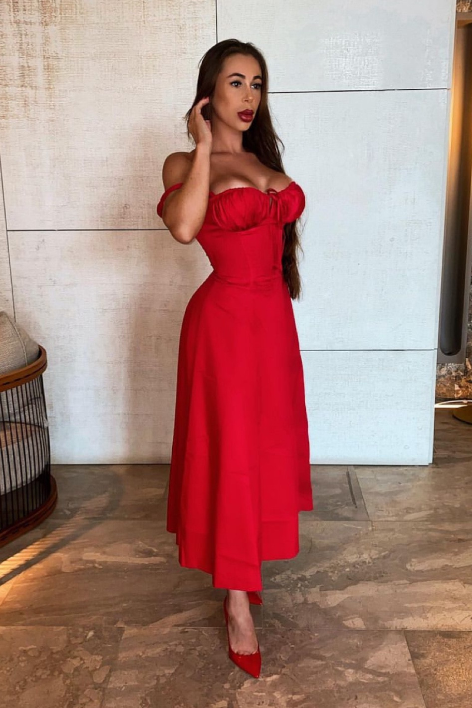 • House of CB • Kurt Geiger • 

House of CB Carmen Midi Dress Red, Kurt Geiger Britton Court Heels Red

Dinner date, holiday outfit, summer outfit, red midi dress, Cyprus outfit, date night outfit, midi dress, red outfit, romantic dress, valentines dress outfit 

#LTKseasonal #Summeroutfit #Datenightoutfit 

#LTKsummer #LTKuk #LTKstyletip