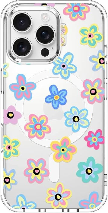 MOSNOVO Case for iPhone 16 Pro Max, [Compatible with Magsafe] [Buffertech 6.6ft Military-Grade Dr... | Amazon (US)