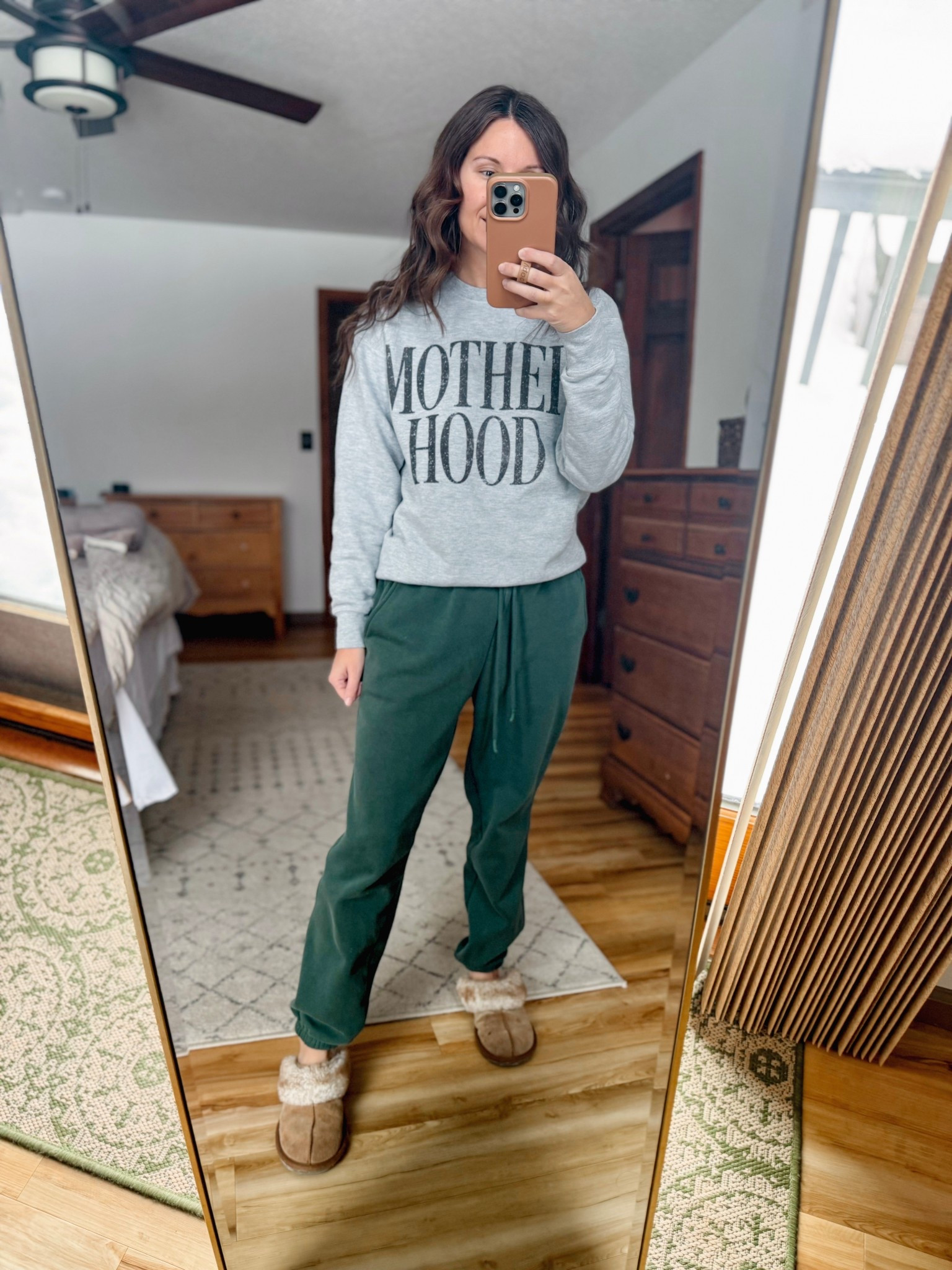 small in my crewneck and my sweatpants are older so I linked similar.

My slippers are an older version of the Target ones—also linked similar ones. 

#LTKgrwm #LTKPetite #LTKSeasonal