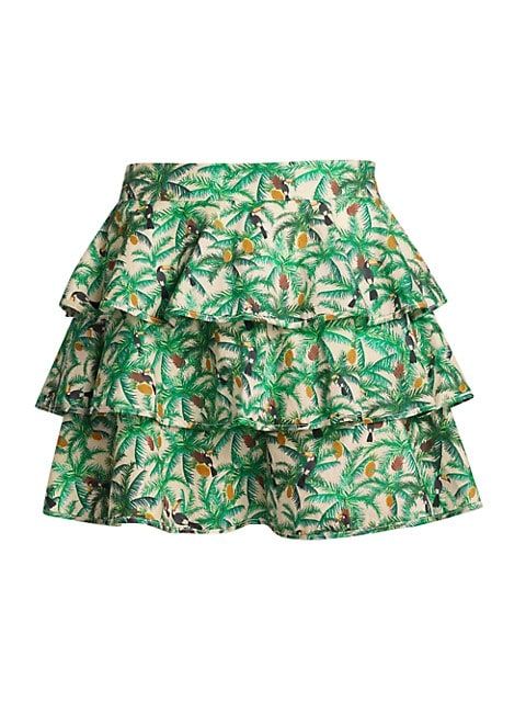 Toucans Layered Mini Skirt | Saks Fifth Avenue