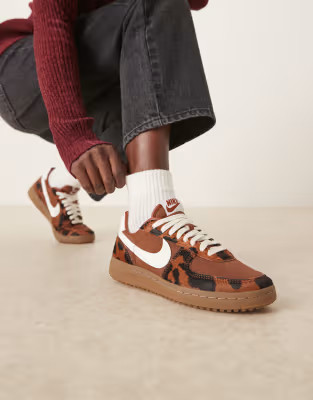 Nike Field General sneakers in animal print | ASOS (Global)