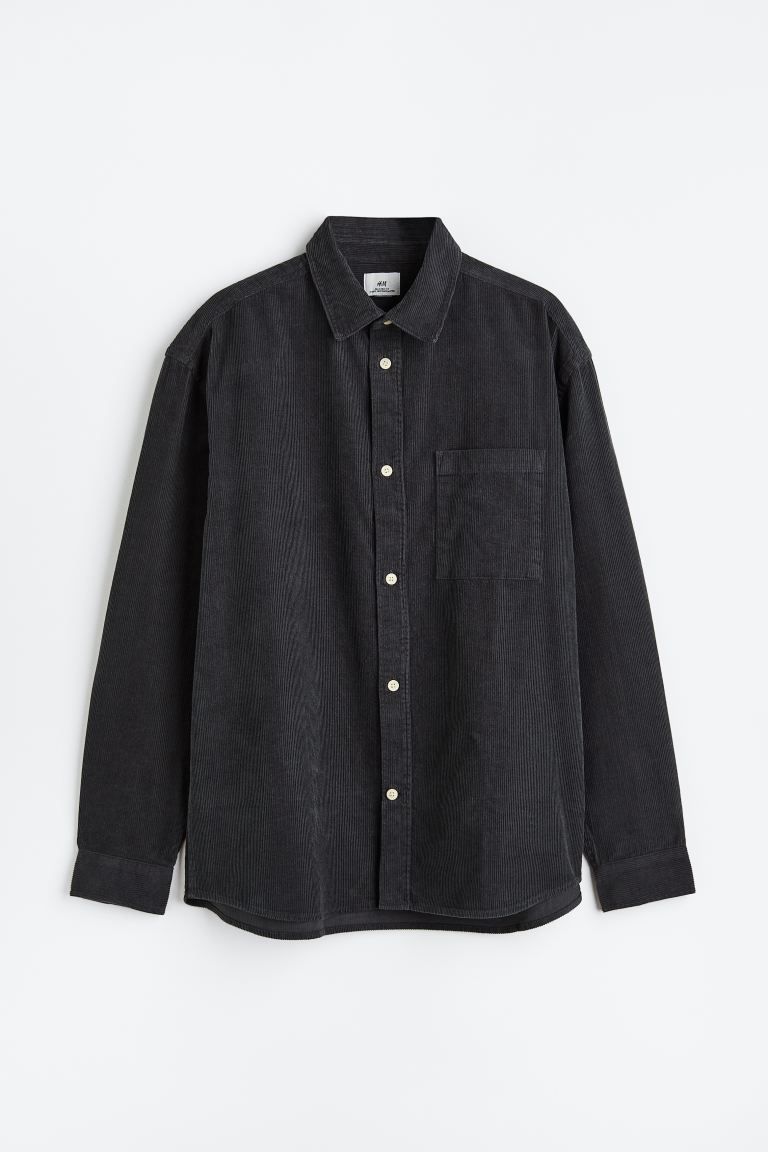 Relaxed Fit Corduroy shirt | H&M (UK, MY, IN, SG, PH, TW, HK)