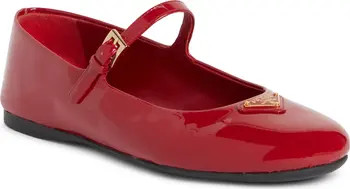 Prada Ballerine Mary Jane Flat (Women) | Nordstrom | Nordstrom