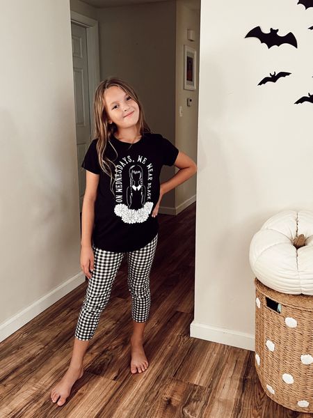 Girls “On Wednesday we wear black” tee shirt!

Halloween, spooky season, fall fashion, kids fashion, girls fashion, graphic tees, target 

#LTKSale #LTKHalloween #LTKkids