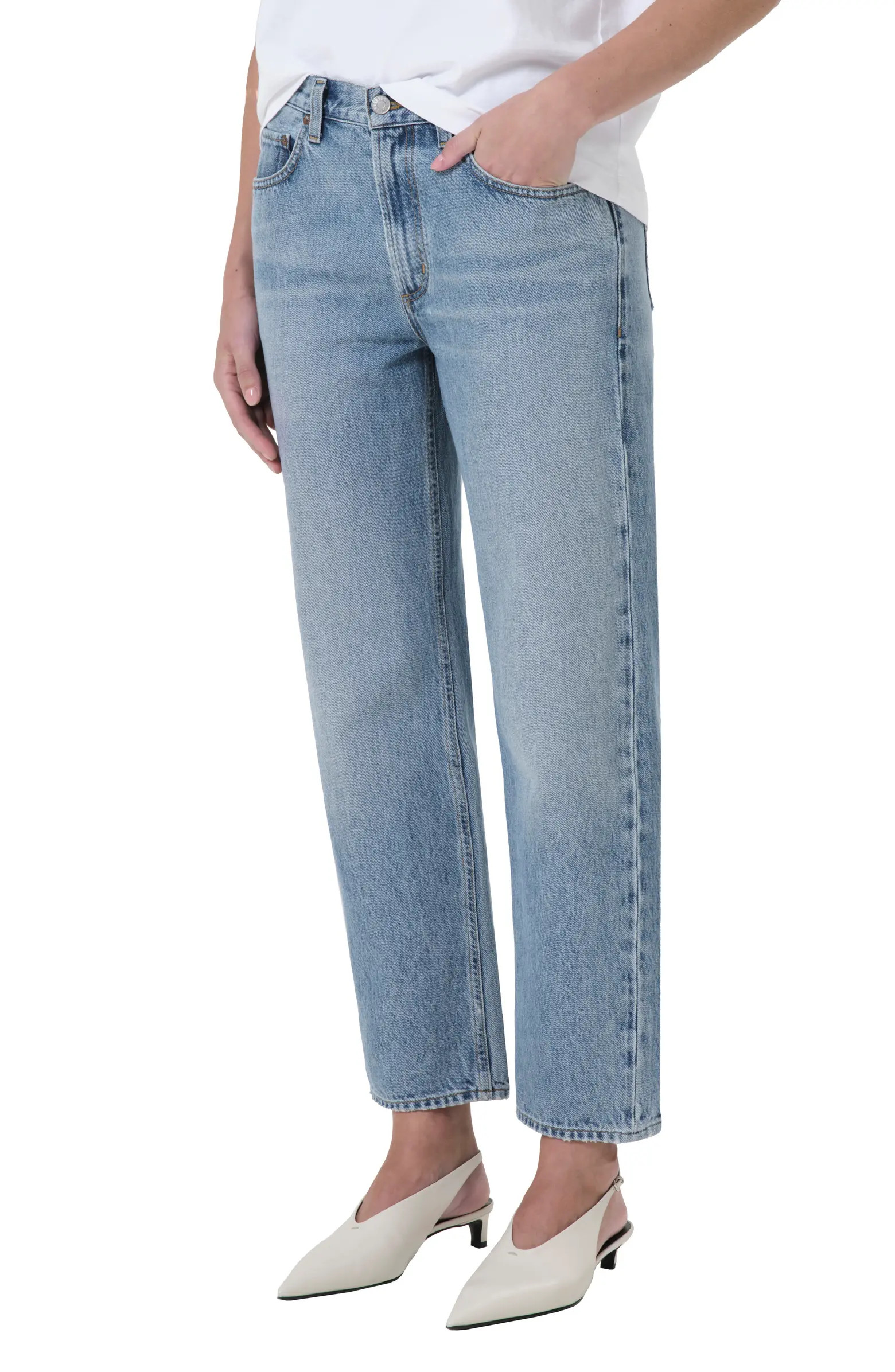 Valen Ankle Straight Leg Jeans | Nordstrom
