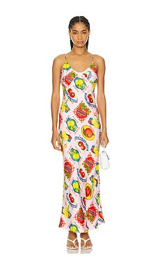 Damson Madder Calypso Slip Dress in Pink from Revolve.com | Revolve Clothing (Global)