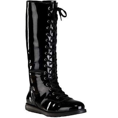 HalloweenCostumes.com 12  Adult Black Wrestling Costume Boots | Adult Costume Boots, Black | Target