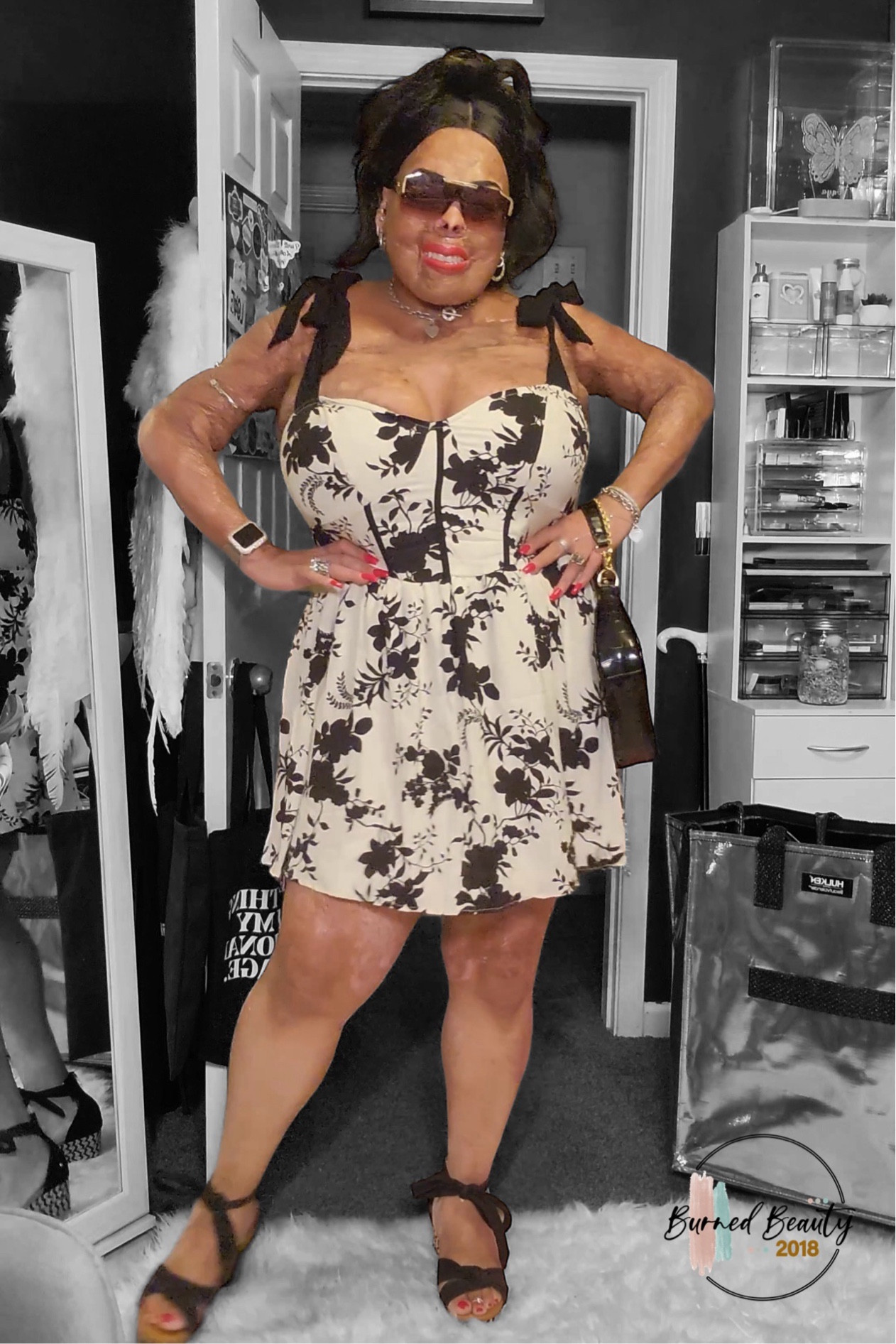 Perfect summer outfit! 🦋 Plus sized floral print GRISELDA dress by CurvySense - tagged similar or shop CurvySense directly.

I love this dress paired with my UGG sandals and cute bag and sunnies from Amazon.

summer dress, sandals, wedding guest dress, summer outfit, date night dresss

#LTKOver40 #LTKPlusSize #LTKMidsize