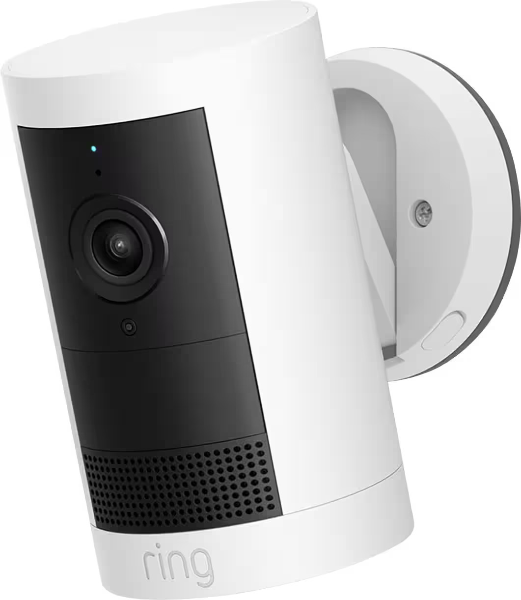 Outdoor Cam Plus, Battery with 2K Video and Ring Vision, Low-Light Sight, and Mount-Anywhere Versatility - White | Best Buy U.S.