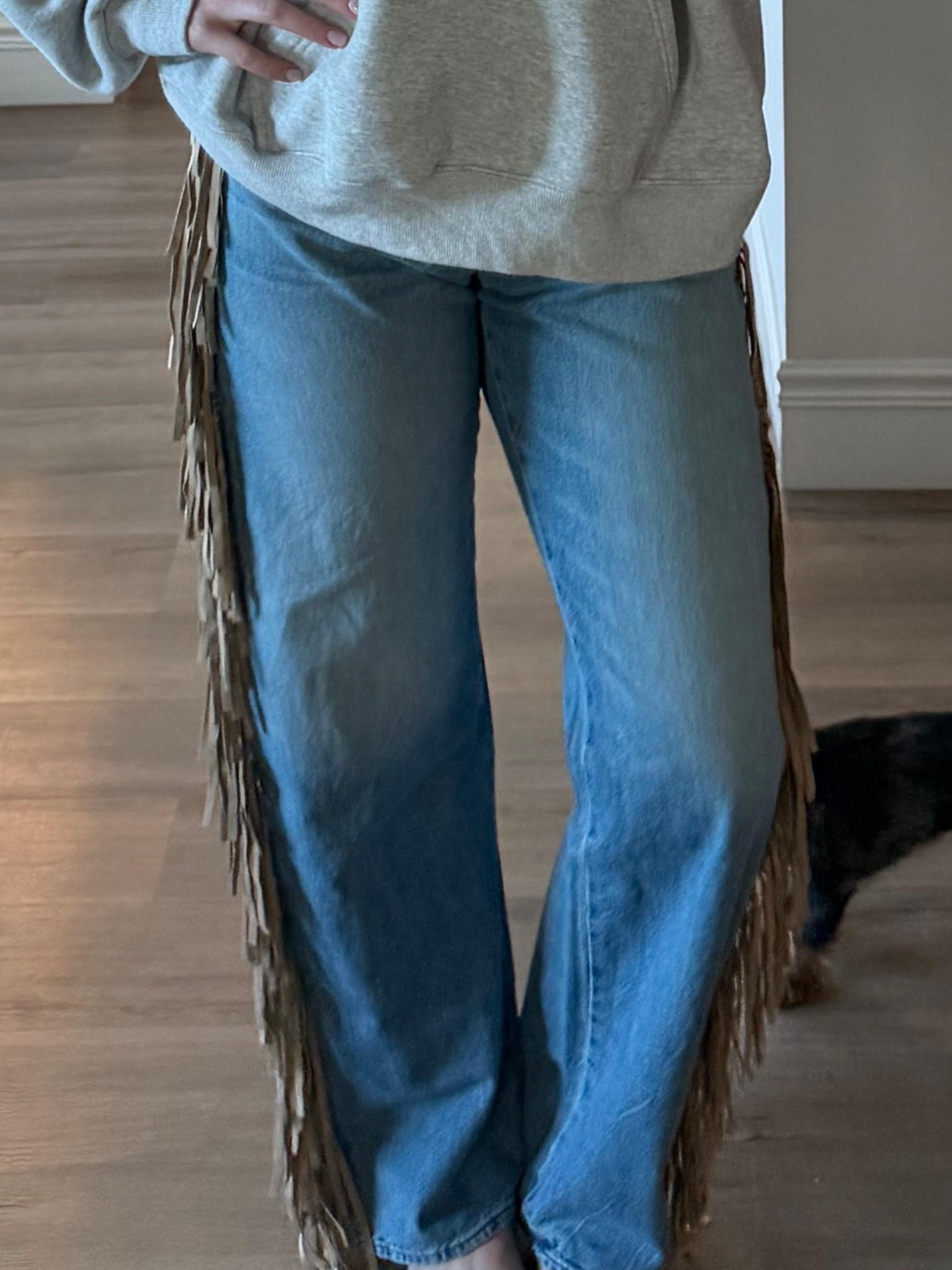 Fringe jeans from my Instagram !