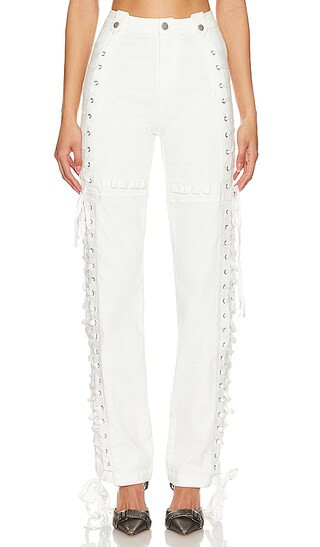 Holly Pant in White | Revolve Clothing (Global)