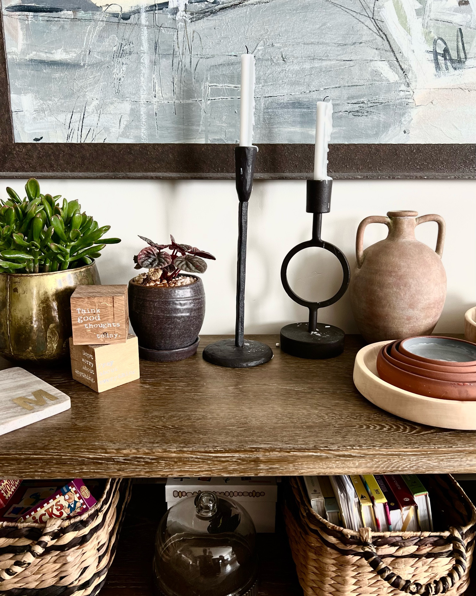 Candles, plants, bowls and vessels are always on the counter spaces in our home 

#LTKstyletip #LTKFind #LTKhome