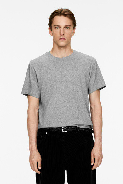 170 GSM Regular T-Shirt – Grey Melange – Men – ARKET GB | Arket UK