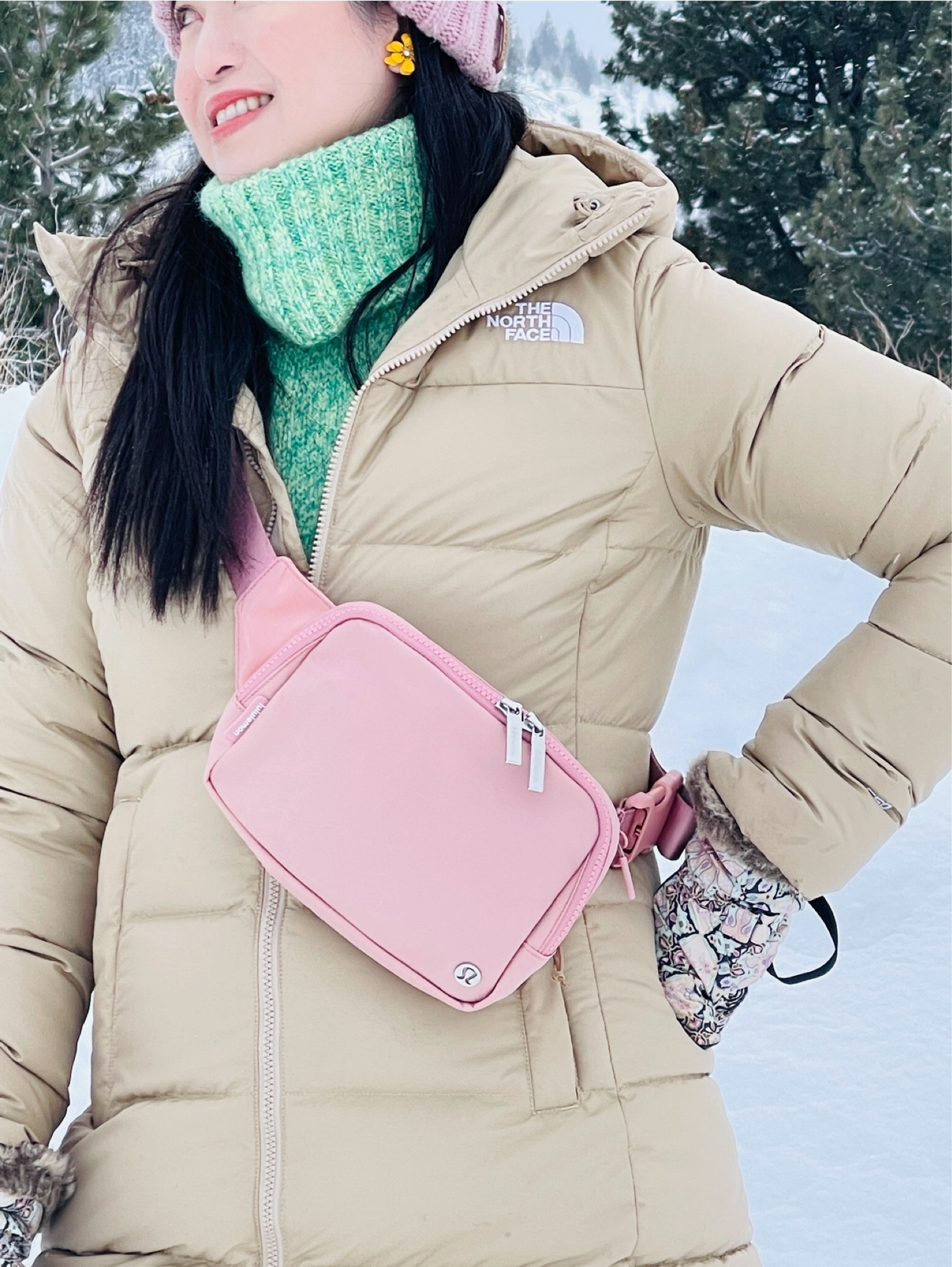 Cold weather season is here!😜Showing off some functional yet stylish options for your next cool cation!🥶🤗This belt bag is a bigger size than the usual 1L, color is back in stock. Not for long. Hurry and get it. It always sells out! I love it for winter stuff as it fits most things plus extra winter what have you’s, and love the dual zippers, makes outdoor fun so much easier!😍💓❤️❤️ Best of all-this bag is STILL under $50!!


#beltbag #winterstyle #travelstyle #pinkbag #snowstyle #snowgear #snowlook #lululemon #thenorthface #wintertravel #ltkholiday #ltkU

#LTKTravel #LTKItBag #LTKStyleTip