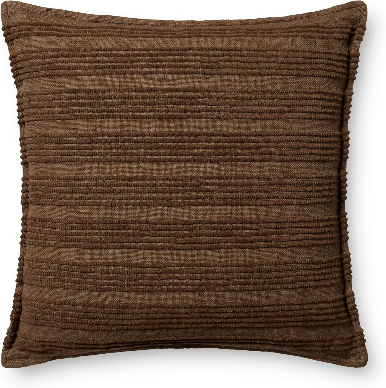 Loloi Amber Lewis Aspyn Collection PAL0061 Brown 22'' x 22'' Cover Only Pillow | Amazon (US)