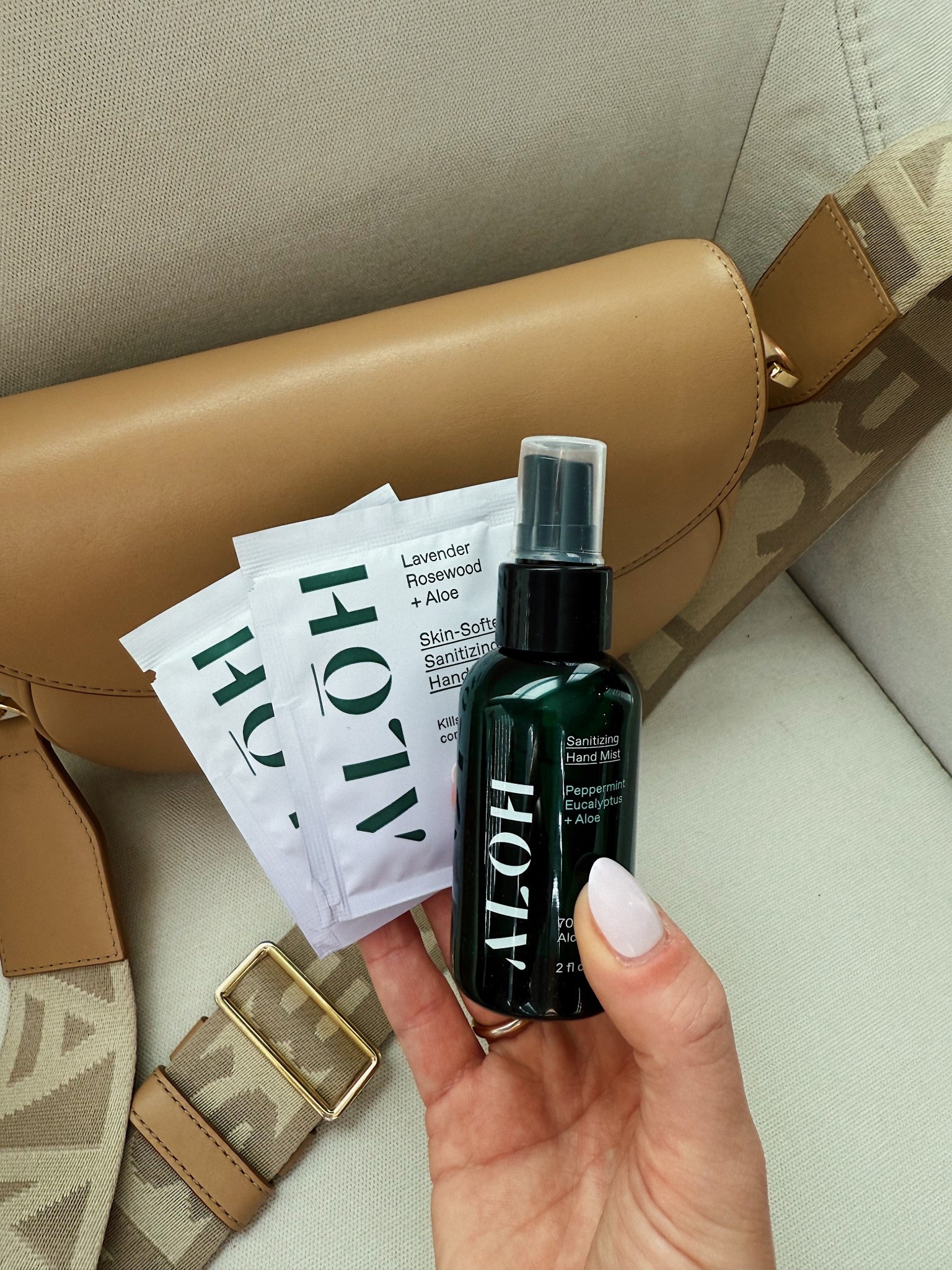 I’m always on the go and these products are always coming with me!!! I keep these ALOH sanitizing wipes and hand sanitizing spray in every single bag I use! They are small enough to fit in any of my bags.. even my belt bags! Being on the go so much I always need a quick fix to removing germs and this is the best!!! I love that the wipes are individually wrapped and perfect for keeping in my purse! 🤗 the sanitizing wipes would be perfect for having kids and cleaning up messes! Or just even putting in their backpacks for school! 

#LTKHome #LTKKids #LTKFamily