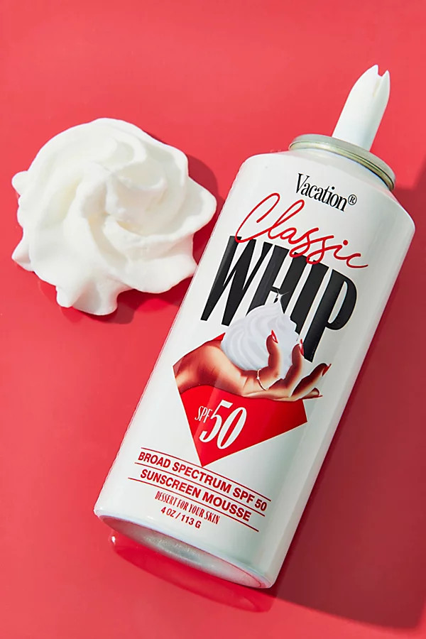 Vacation Vacation Classic Whip SPF 50 Sunscreen in Red at Urban Outfitters | Urban Outfitters (US and RoW)