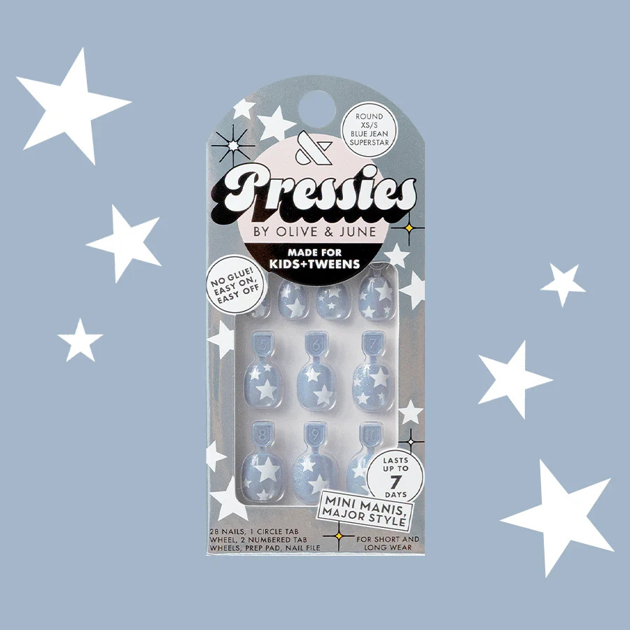 Blue Jean Superstar - Pressies | Extra Short Short | Round | Olive & June