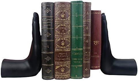 jinhuoba Bookend Supports, Decor Book Ends -Supports for Heavy Books, Home Decor Suitable for Off... | Amazon (US)