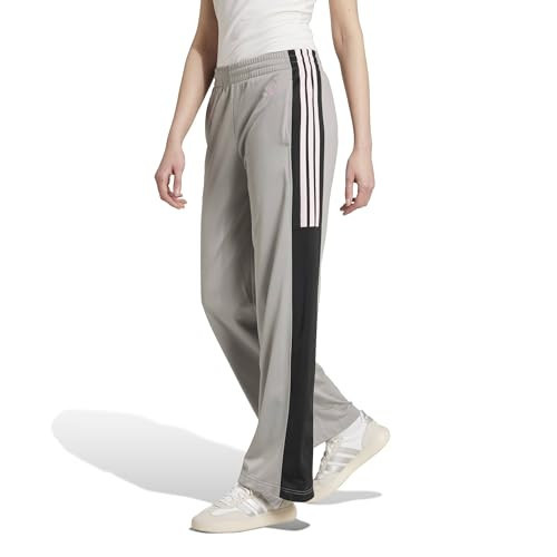 Adidas Women's Tricot 3-Stripes Fashion Track Pants, Solid Grey/Black, X-Small | Amazon (US)