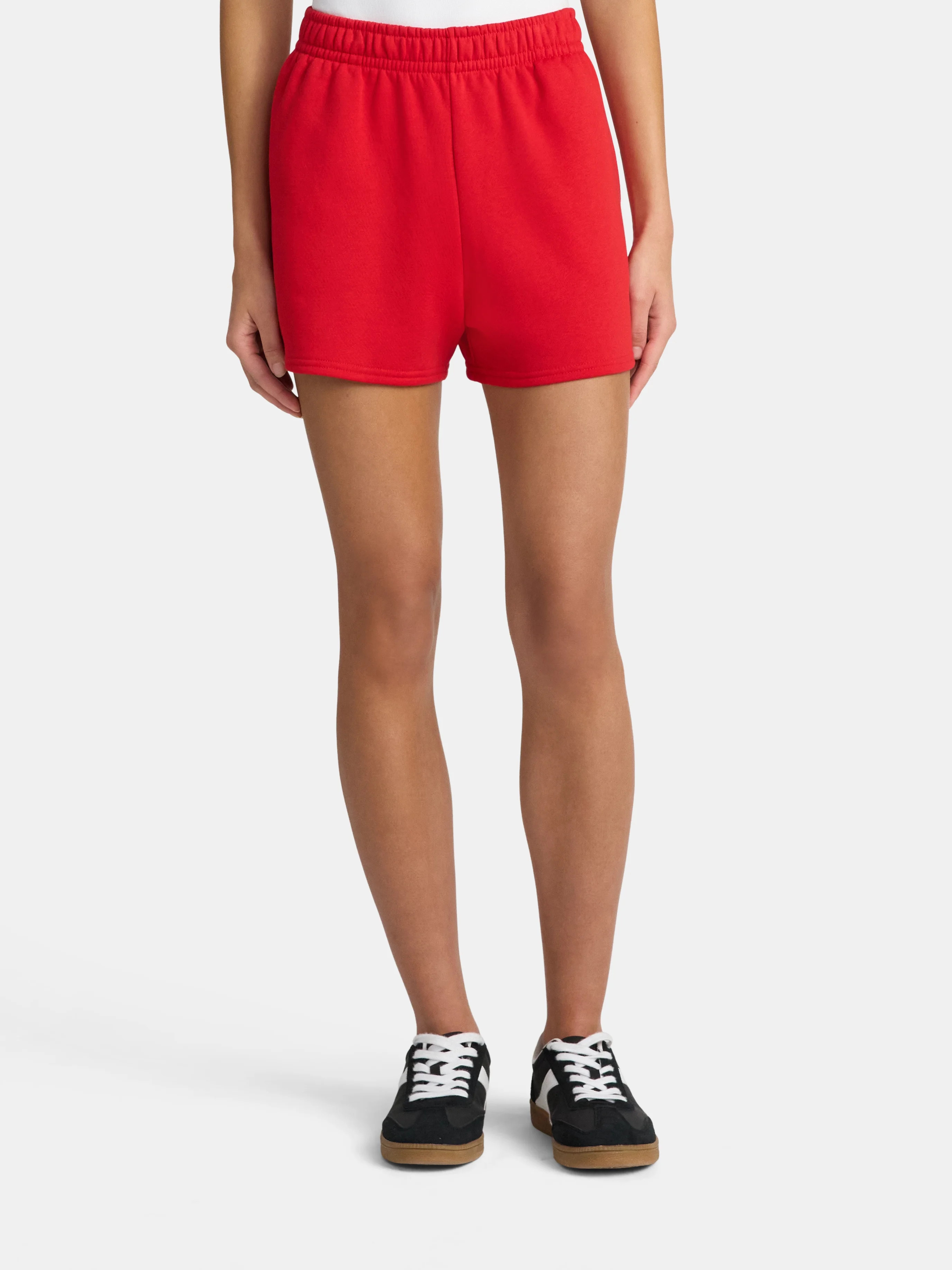 No Boundaries Game Day Pull-On Fleece Shorts, 3'' Inseam, Women’s | Walmart (US)